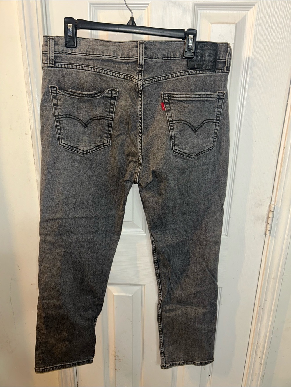 Levi's 511 Men's Black Grey Slim Straight Jeans